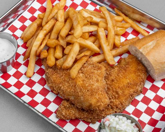 Order Large Cod Dinner food online from Wisco Burger store, West Milwaukee on bringmethat.com
