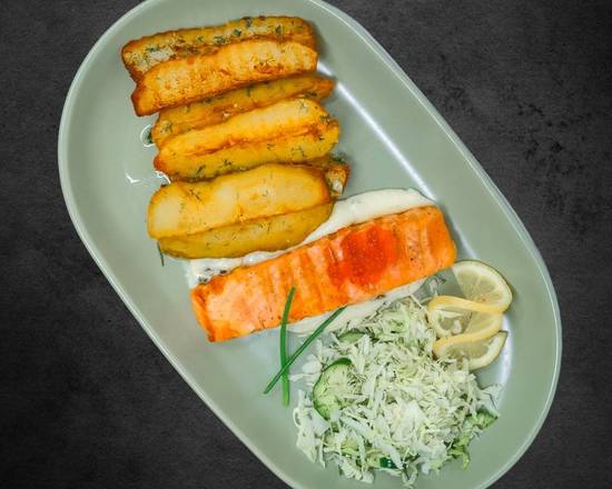 Order Salmon Fillet food online from Noroc Restaurant store, Carmichael on bringmethat.com