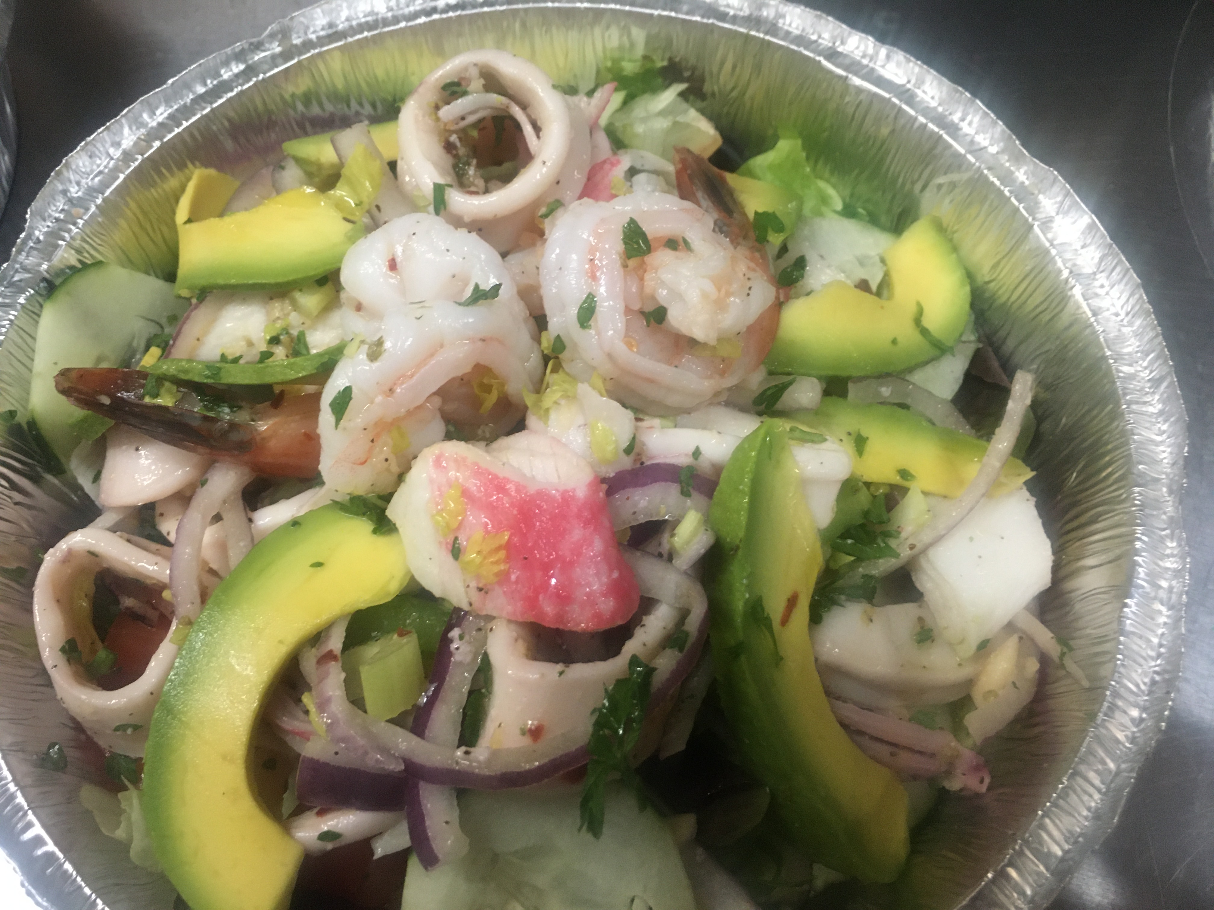 Order Seafood Salad food online from Taste of Italy Restaurant & Pizzeria store, Hackettstown on bringmethat.com