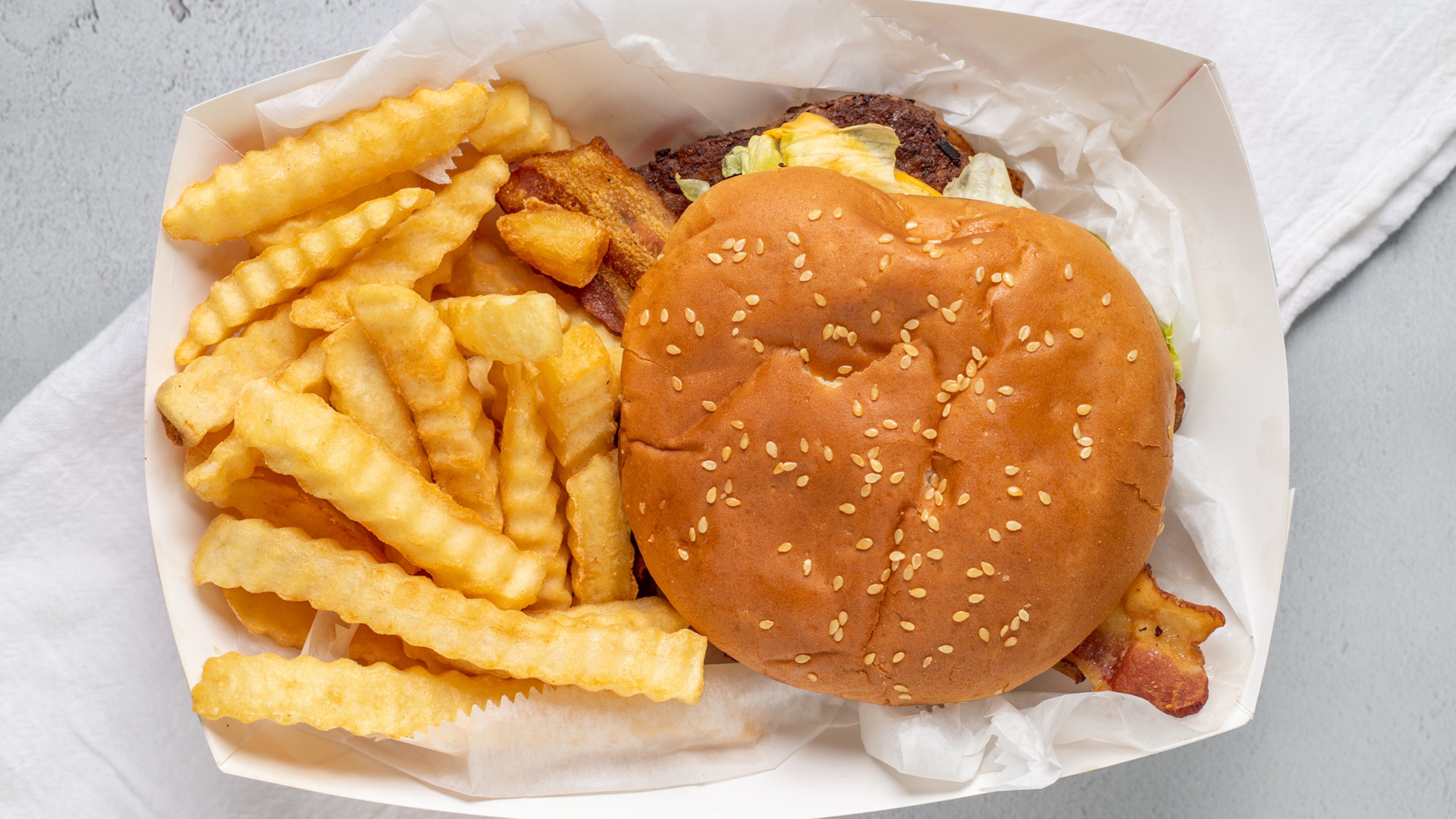 Order All-American Burger food online from Wing Ranch store, Brookhaven on bringmethat.com