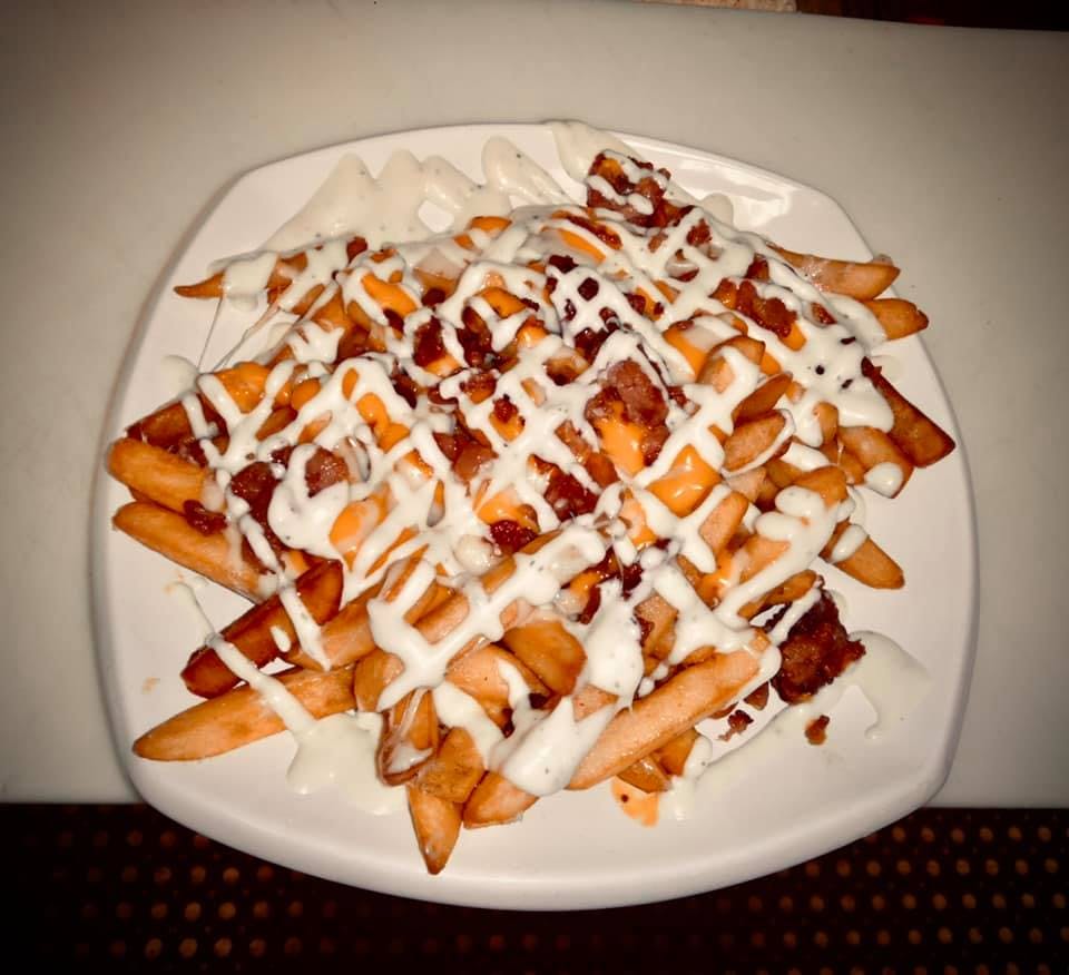 Order Bacon Cheese Fries - Appetizer food online from Vito Pizza store, Mechanicsburg on bringmethat.com