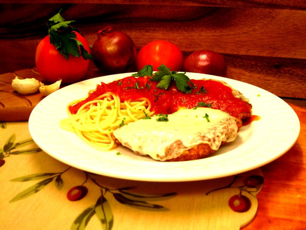 Order Chicken Parmigiana dinner food online from Roma Pizza store, Bear on bringmethat.com