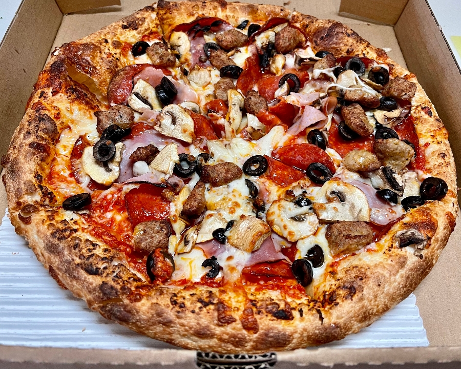 Order MODENA SPECIAL 12'' food online from Bitcoin Pizza store, Seattle on bringmethat.com