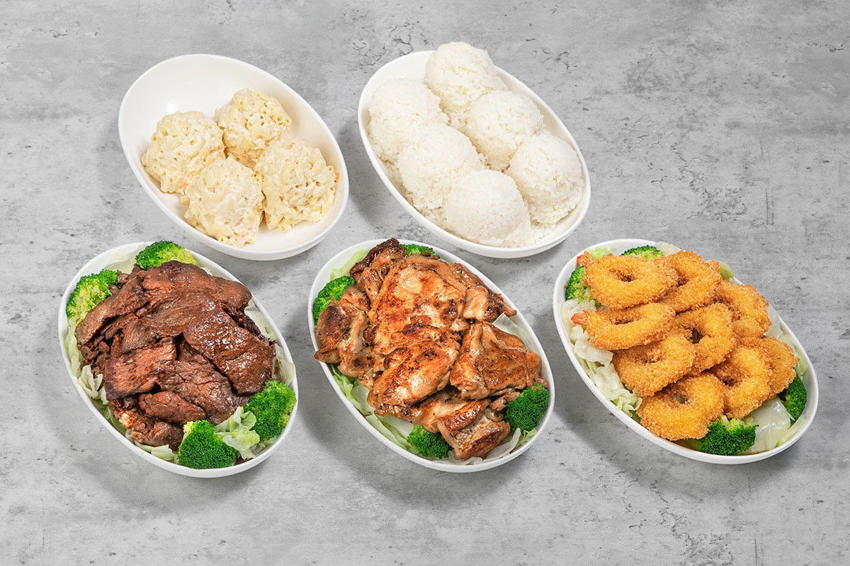 Order Family Meal food online from Ono Hawaiian BBQ store, Bakersfield on bringmethat.com