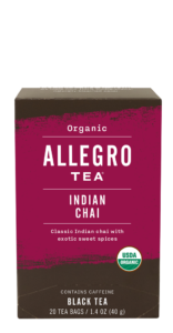Order Organic Indian Chai food online from Allegro Coffee Company store, Oklahoma City on bringmethat.com