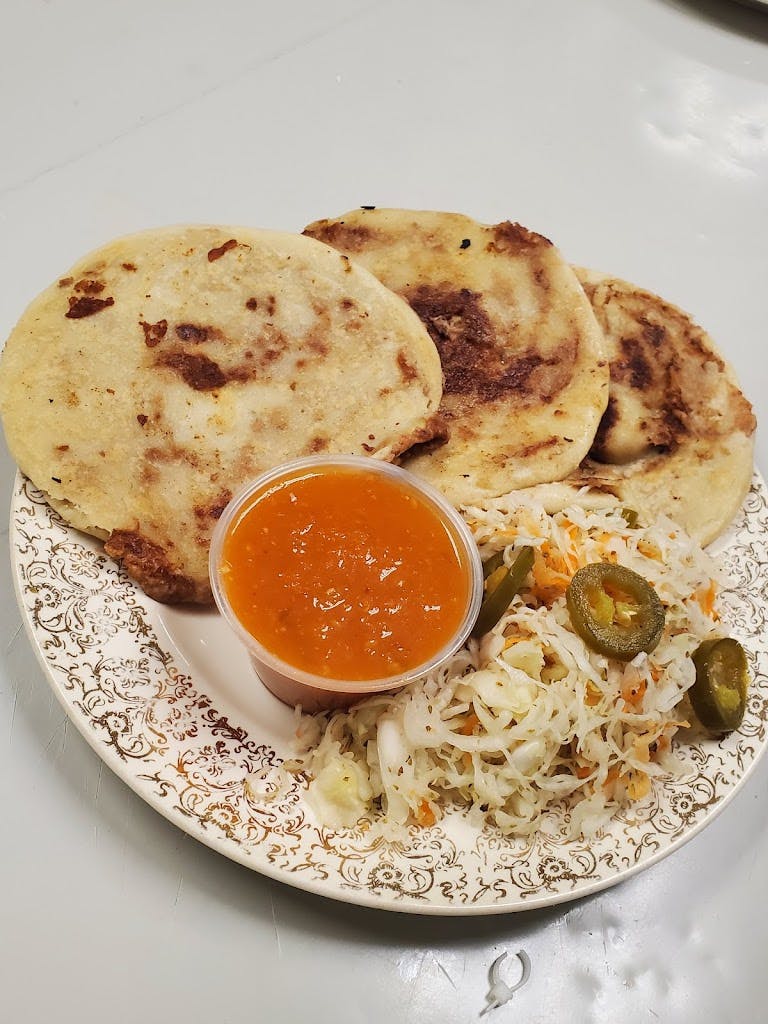 Order Pupusa - 3 Pieces food online from Philly Pizza Llc store, Newark on bringmethat.com