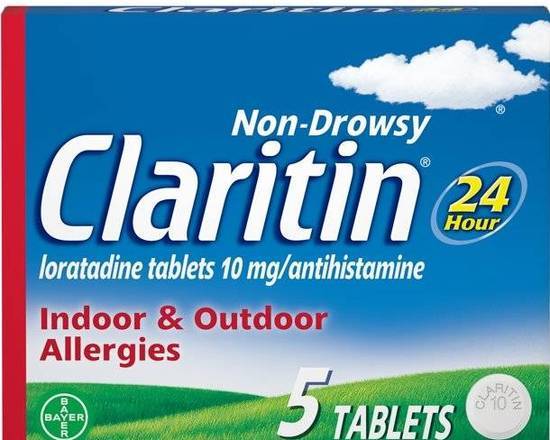 Order Claritin Allergy (10 mg) (5 Tablets) food online from Urban Value Corner Store store, Dallas on bringmethat.com