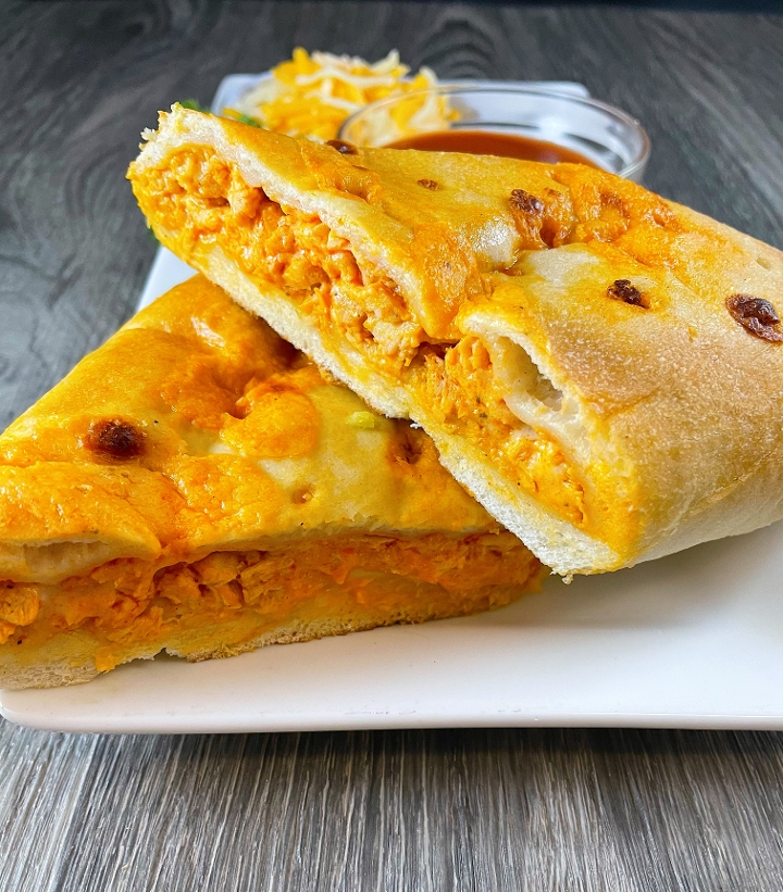 Order Buffalo Chicken Cheese Steak Stuffed Bread food online from Captain’s Curbside Seafood store, Trappe on bringmethat.com