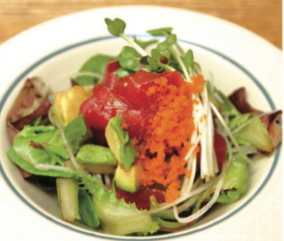 Order Tuna Avocado Salad food online from Ijo Izakaya store, Berkeley on bringmethat.com