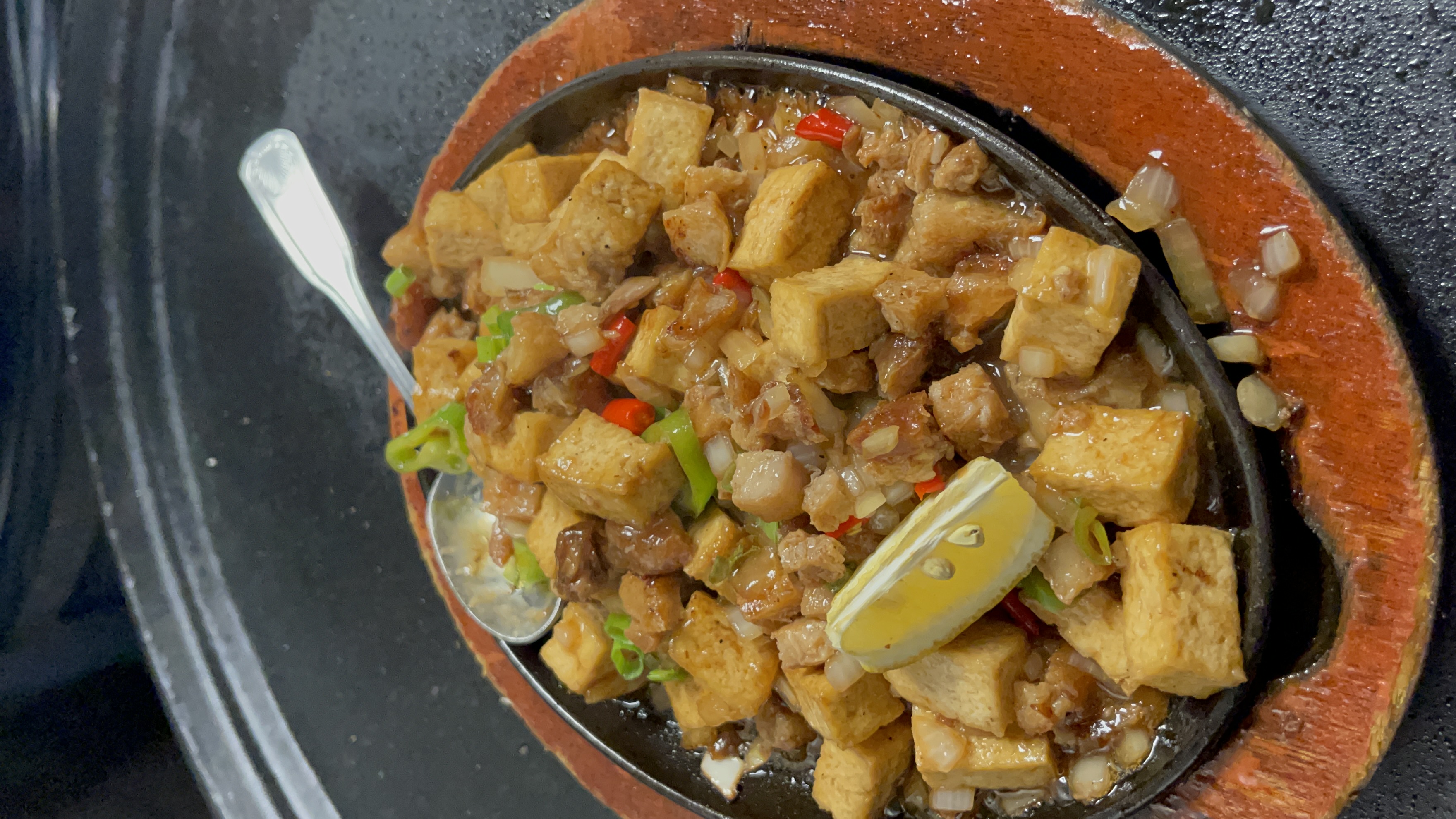 Order Tofu Con Lechon Sisig food online from MAX'S RESTAURANT (Cuisine of the Philippines) store, Jersey City on bringmethat.com