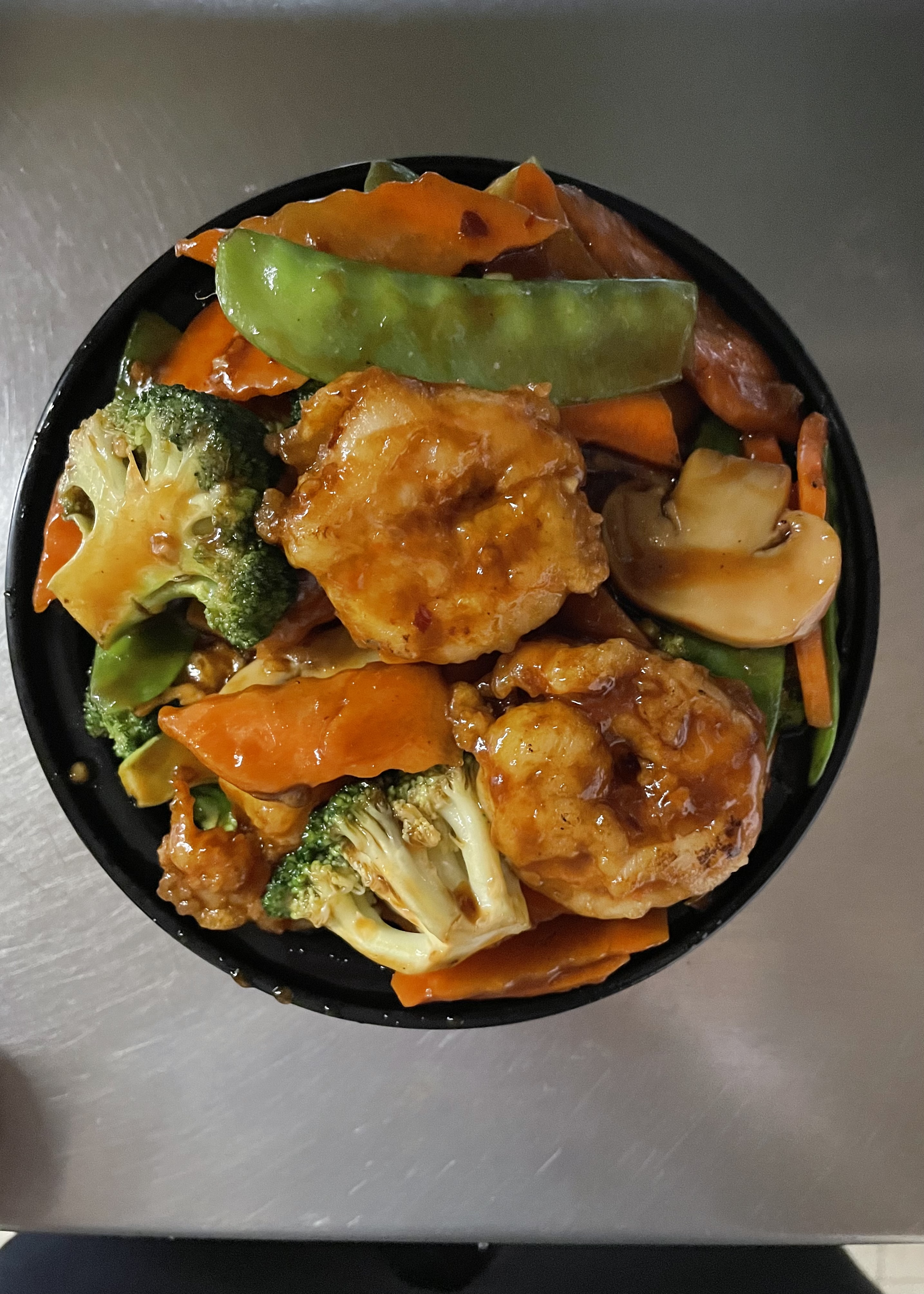 Order SF8. Hunan Shrimp food online from Wing Wah Restaurant store, Pikesville on bringmethat.com