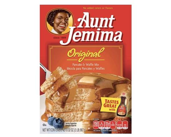 Order Aunt Jemima Original Pancake & Waffle Mix - 907g food online from Loma Mini Market store, Long Beach on bringmethat.com