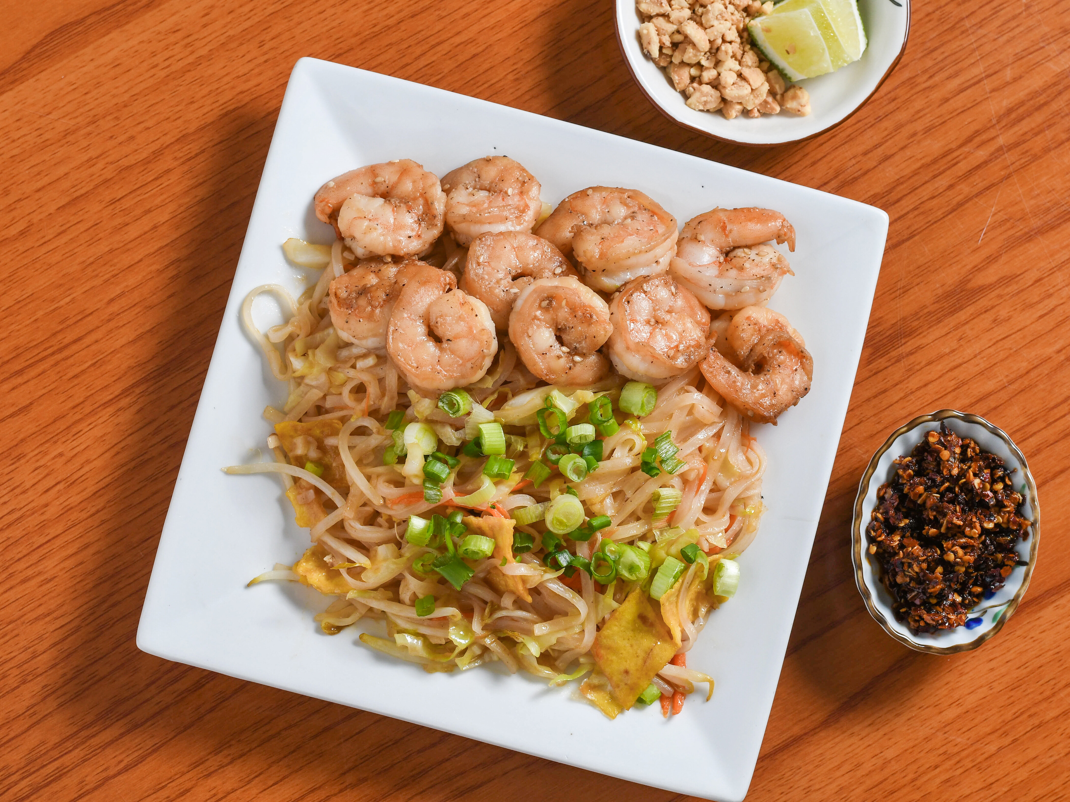 Order Pad Thai Noodles food online from Mr Sushi store, Asheville on bringmethat.com