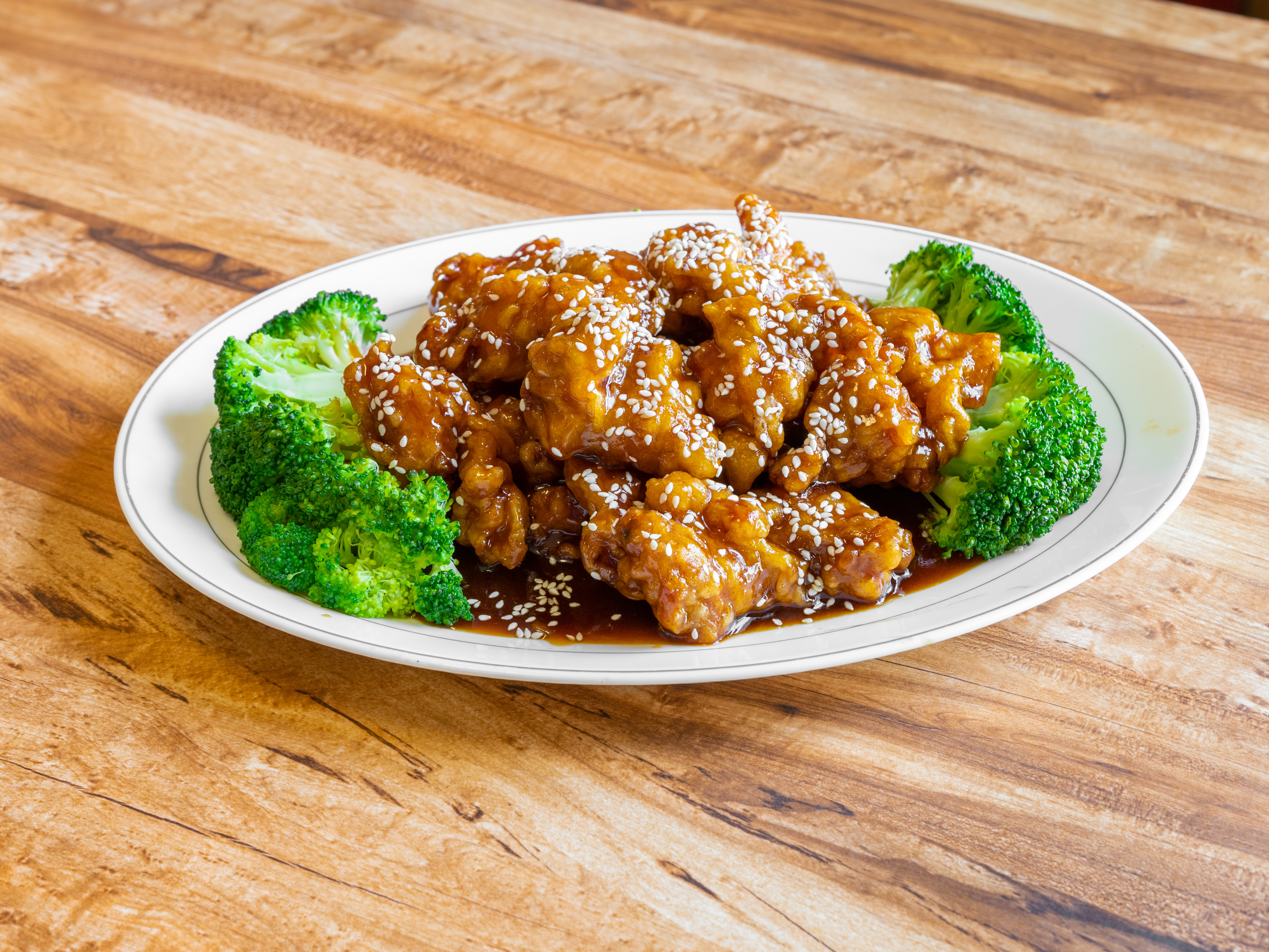 Order Sesame Chicken food online from Mint Cafe store, Nashua on bringmethat.com
