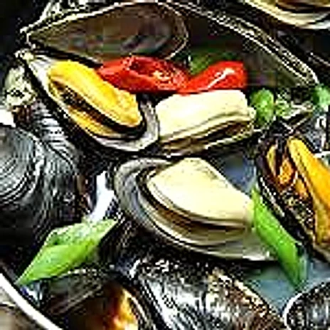 Order Mussel Soup food online from Soo Ja Fusion Bistro store, Fremont on bringmethat.com