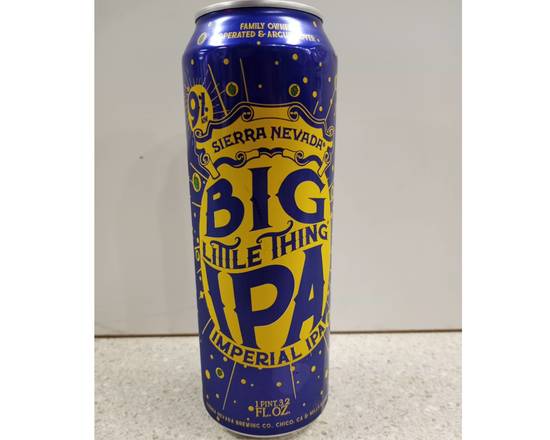 Order Sierra Nevada Big Little Thing 19.2oz Can food online from Fast Stop Market & Liquor store, Victorville on bringmethat.com