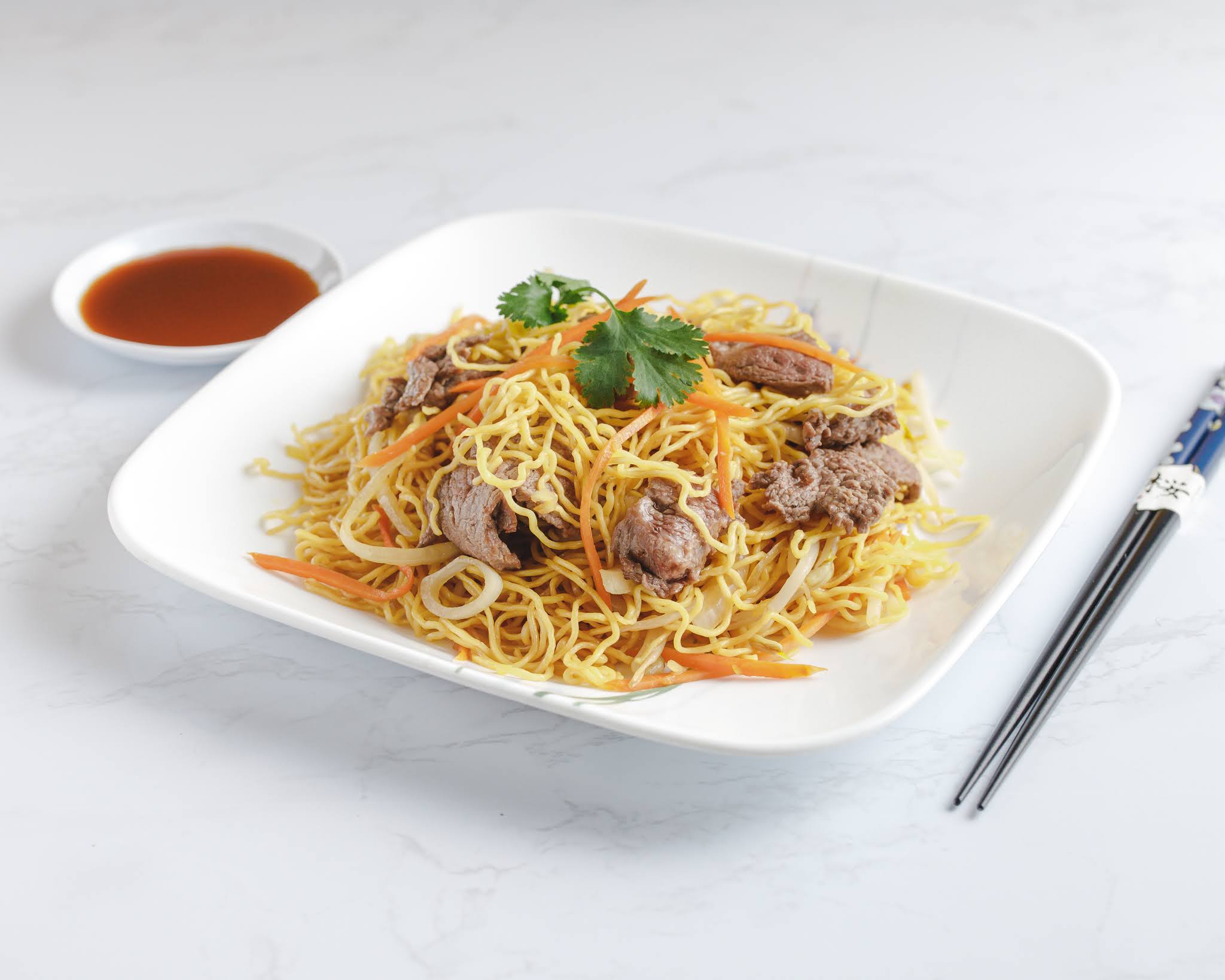 Order N6. Soft Egg Noodles Beef food online from Pho & Grill store, Montgomery Village on bringmethat.com