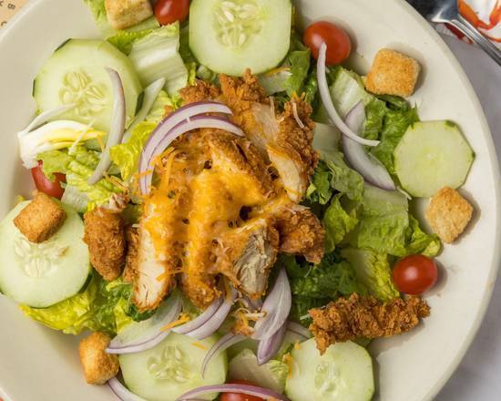 Order Chicken Tender Salad food online from Hook & Reel Cajun Seafood store, Roseville on bringmethat.com