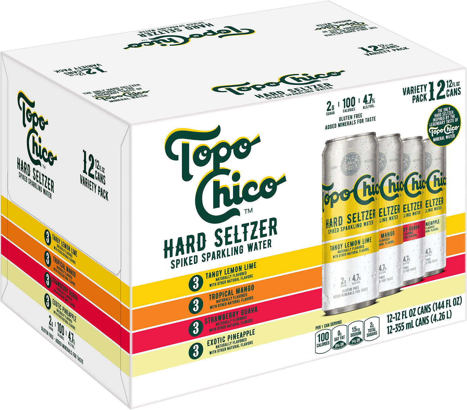 Order Topo Chico Hard Seltzer 12 Pack food online from Village Wine & Spirits store, Ventura on bringmethat.com