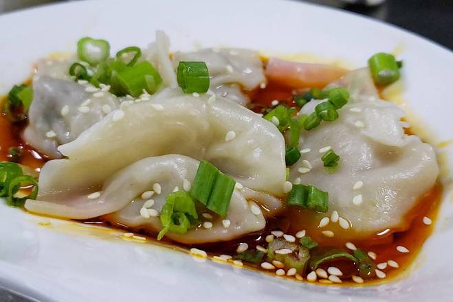 Order Spicy Red Chili Oil Wonton food online from Fire Stone Chinese Cusine store, Kennesaw on bringmethat.com