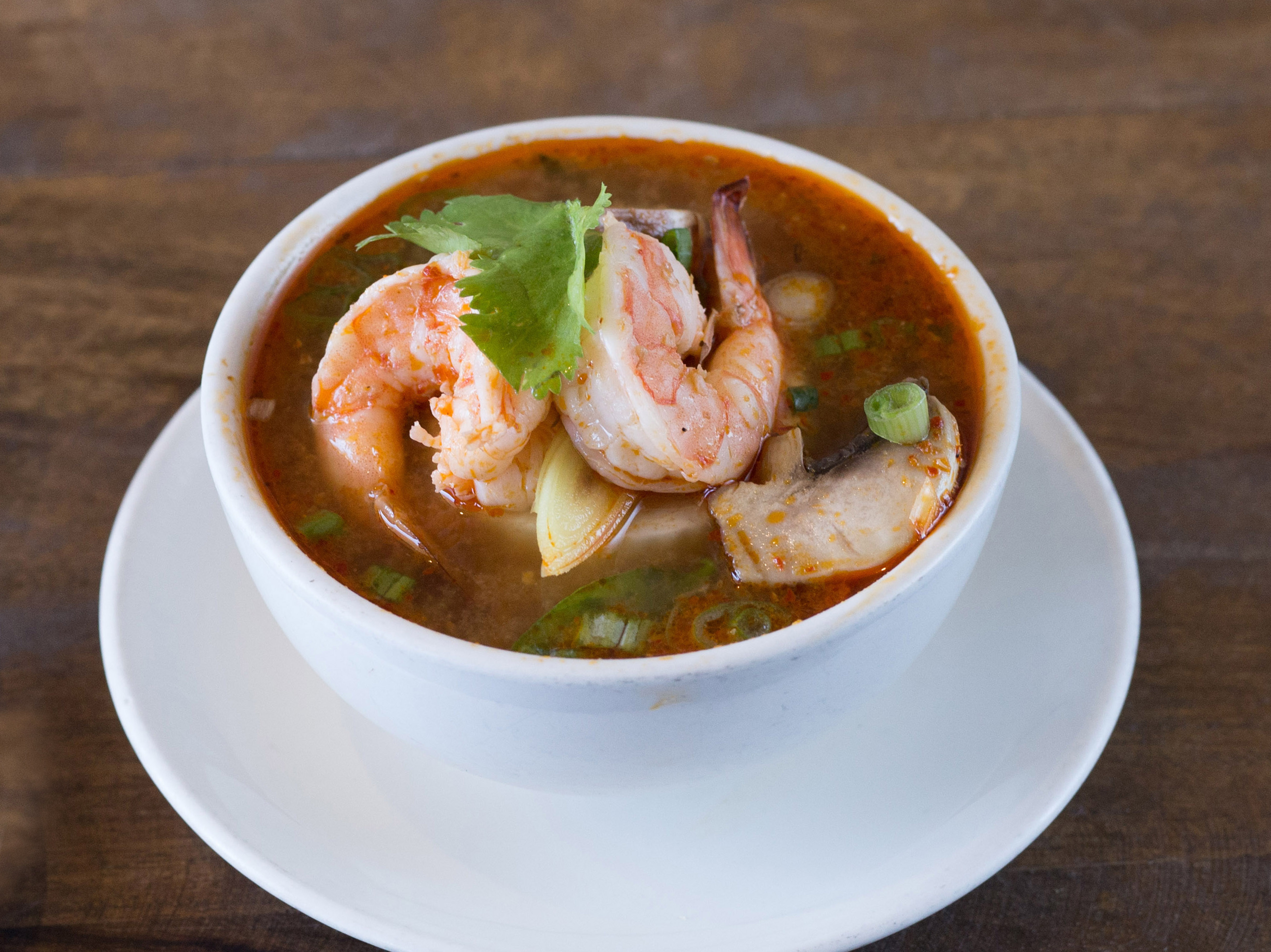 Order Tom Yum Soup food online from Thai Jin store, Houston on bringmethat.com