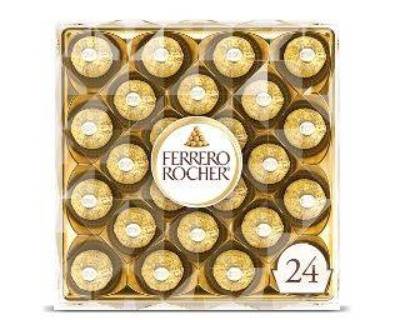 Order Ferrero Rocher Chocolates (24 pieces) food online from Niko's Flower Designs store, Chicago on bringmethat.com