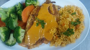 Order Blackened Tilapia Platter food online from 2n1 Salad Bar and Grill store, Austin on bringmethat.com