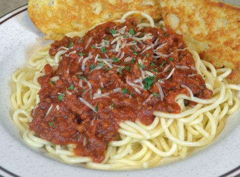 Order Spaghetti Dinner food online from Fryn' Pan Family Restaurant store, Fargo on bringmethat.com