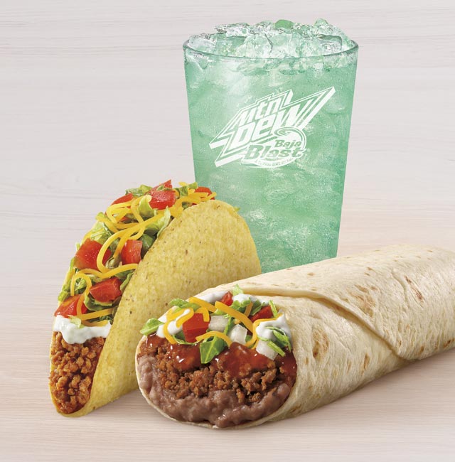 Order Burrito Supreme® Combo food online from Taco Bell store, Nashville on bringmethat.com