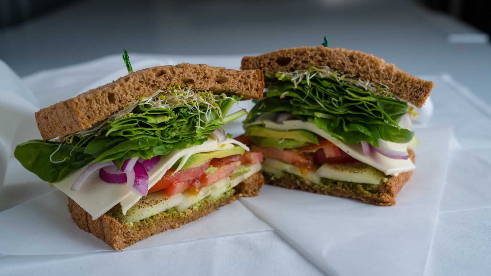 Order Vegetarian Sandwich food online from Juice Kaboose store, La Jolla on bringmethat.com
