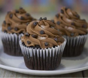 Order Chocolate Chocolate Cupcake food online from Cornerstone Cookie Gifts store, Marietta on bringmethat.com