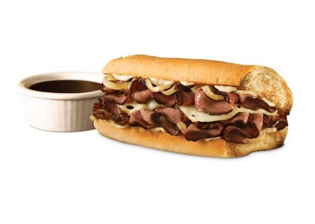 Order French Dip Sub food online from Quiznos Sub store, Denver on bringmethat.com