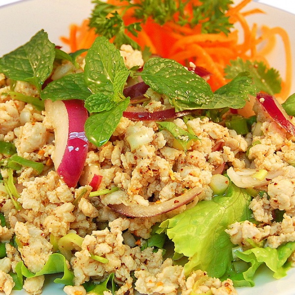 Order Larb Gai Salad food online from Thai Ai Ai store, Arlington on bringmethat.com