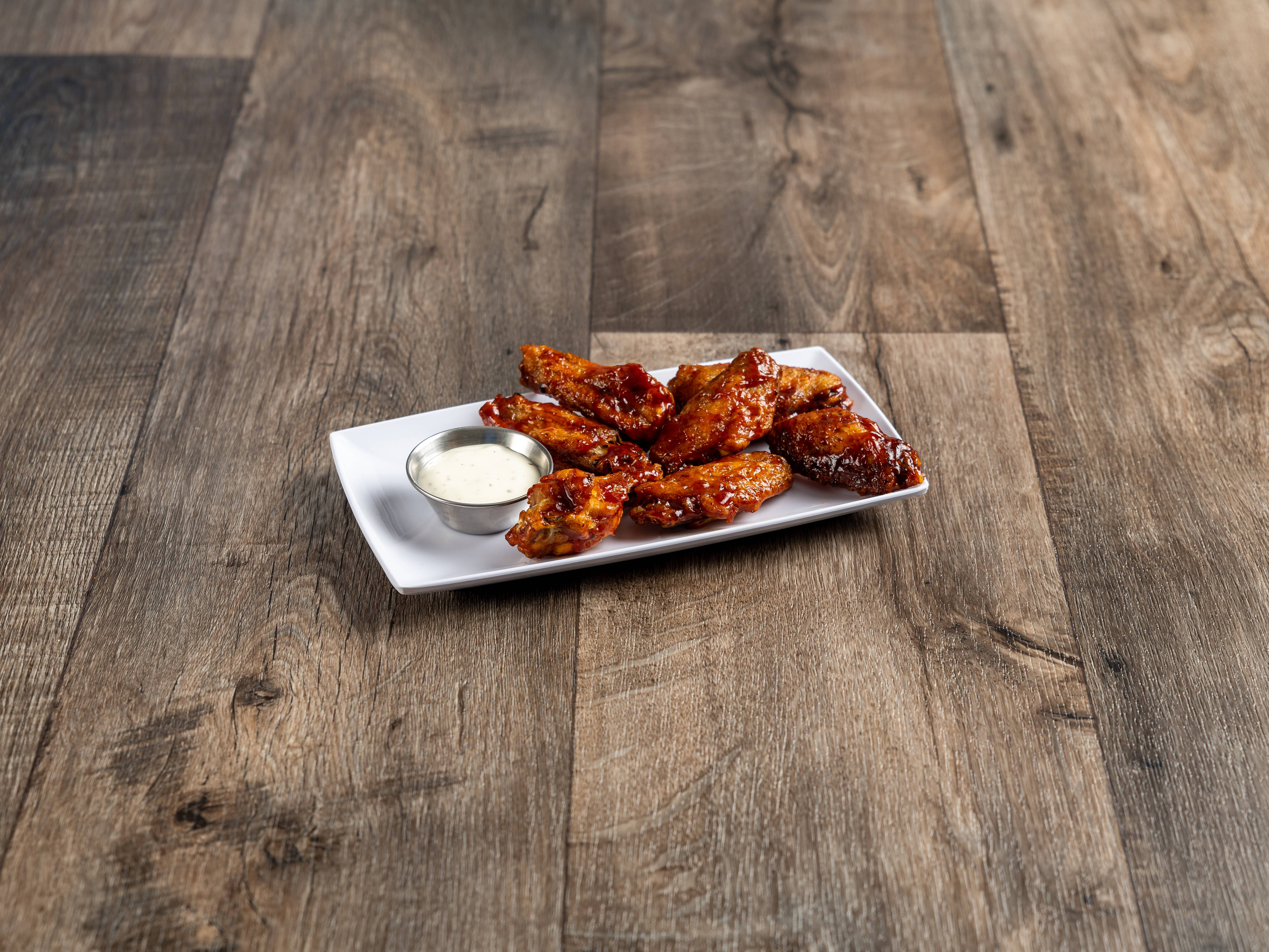 Order Six Chicken Wings food online from 204 Grill Pizza and Subs store, Virginia Beach on bringmethat.com