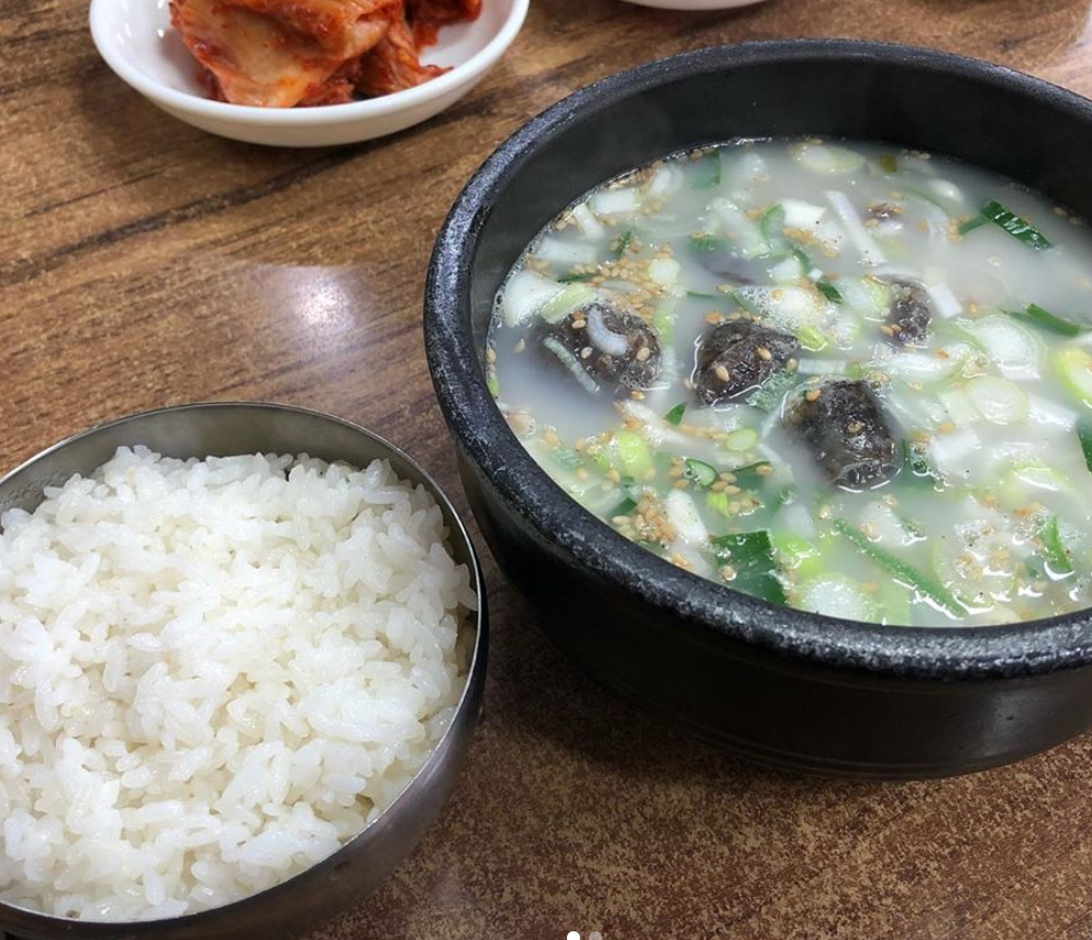 Order Korean Sausage Soup 순대국밥 food online from Chosun Ok store, Durham on bringmethat.com