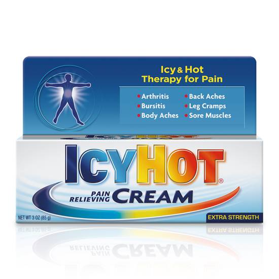 Order Icy Hot Pain Relieving Cream Extra Strength (3 oz) food online from Rite Aid store, MILFORD on bringmethat.com