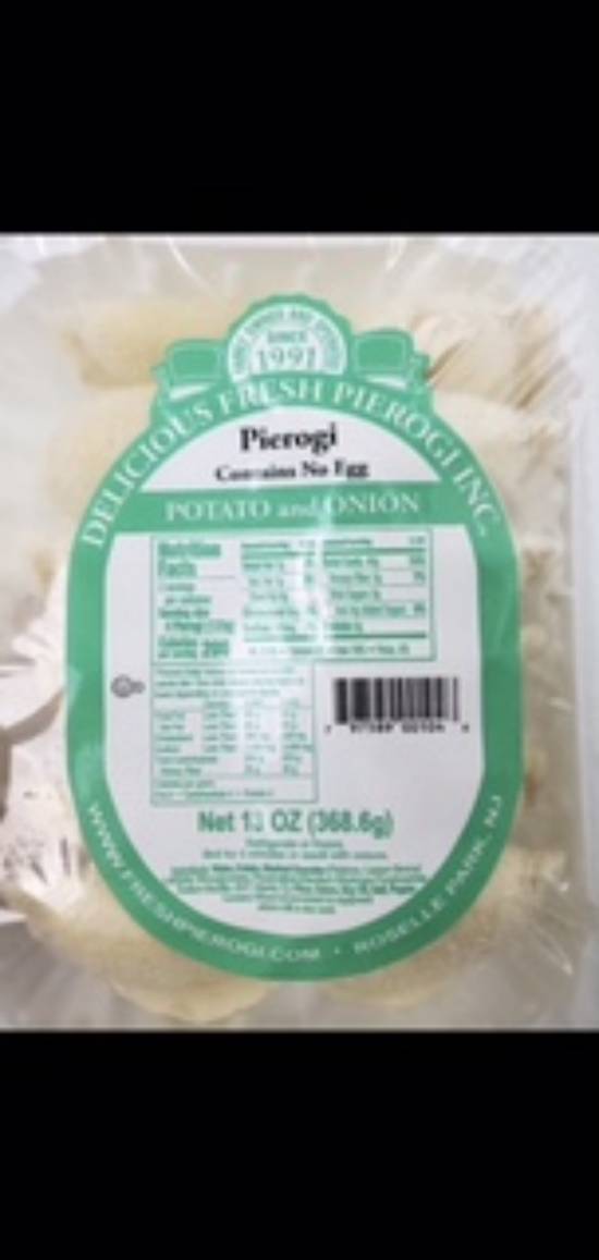Order Pierogies-Potato & Onion food online from Cow Palace Butcher Shop store, Middle Island on bringmethat.com