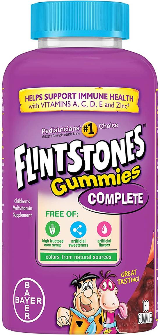 Order Flintstones Multivitamin Complete Gummies (180 ct) food online from Rite Aid store, Palm Desert on bringmethat.com