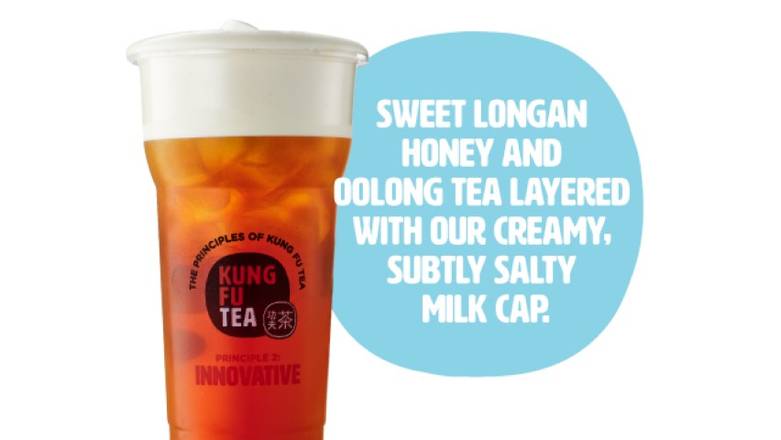 Order Honey Oolong Tea Cap food online from Kung Fu Tea store, Norristown on bringmethat.com