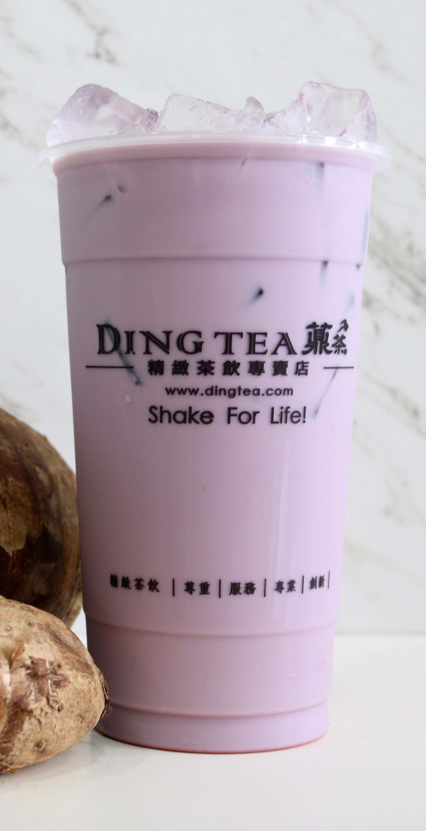 Order Taro Milk Tea food online from Ding Tea store, Arlington on bringmethat.com