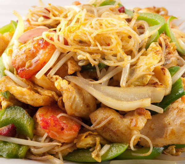 Order Singapore Curry Noodles food online from China A Go Go (Losee) store, North Las Vegas on bringmethat.com