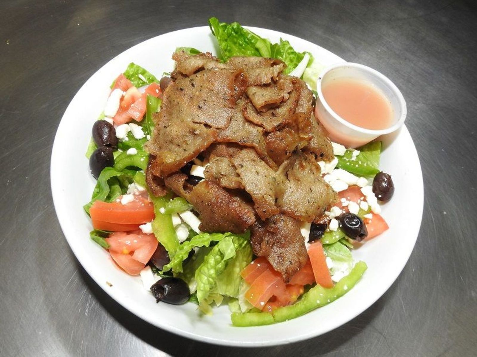 Order Gyro Salad food online from Clockwork Pizza store, Tempe on bringmethat.com