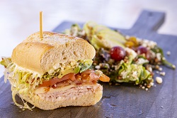 Order Turkey Bacon Avocado Sandwich (Half) food online from Spin! Pizza store, Papillion on bringmethat.com