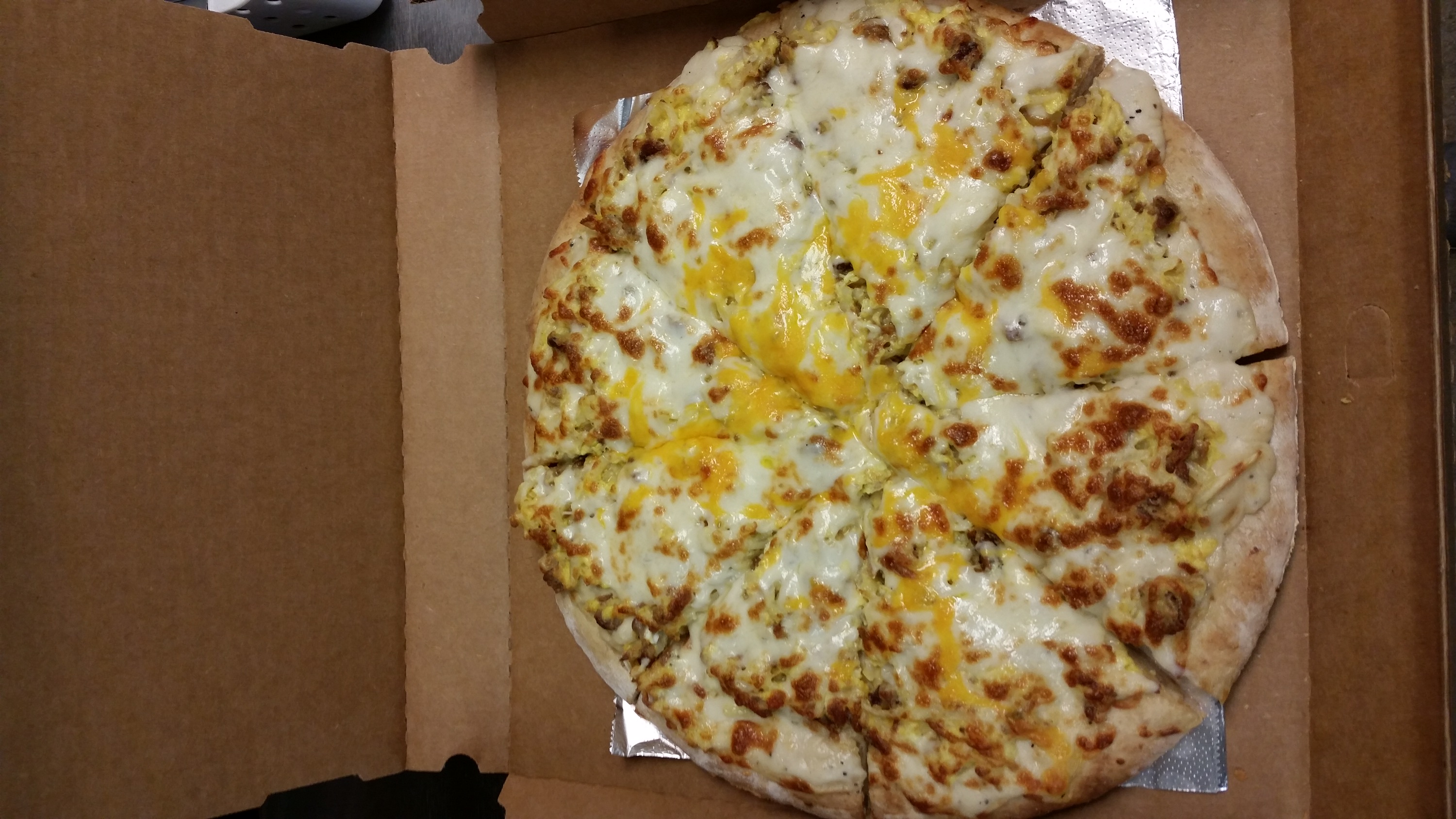 Order Biscuit and Gravy Pizza food online from RBI's Bar & Grill store, Rockford on bringmethat.com