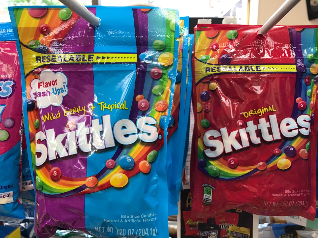Order 7.2 oz. Skittles peg food online from The Ice Cream Shop store, Providence on bringmethat.com
