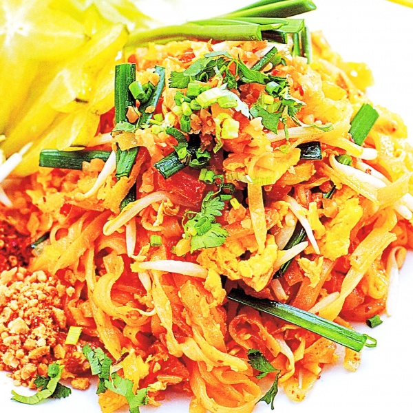 Order Vegetable Pad Thai no egg food online from Thai Food to Go store, Torrance on bringmethat.com