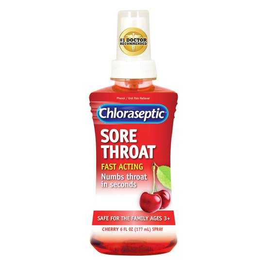 Order Chloraseptic Sore Throat Spray Cherry (6 oz) food online from Rite Aid store, TOLEDO on bringmethat.com