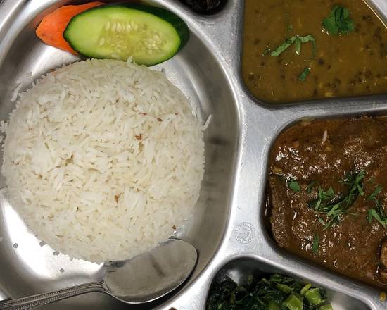 Order Daal Bhaat Tarkari (Lentil Rice) food online from Himalayan Heritage store, Washington on bringmethat.com