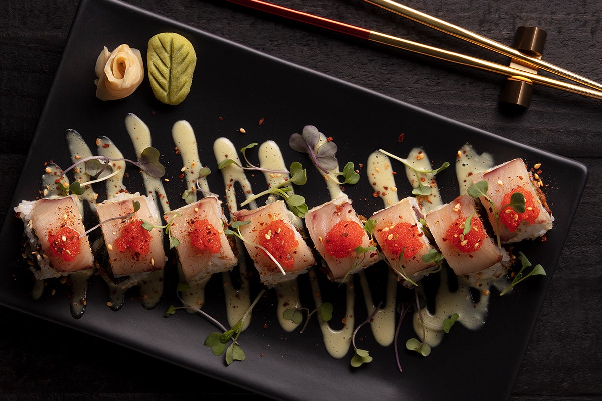 Order Wicked Tuna Roll food online from P.F. Chang's store, Las Vegas on bringmethat.com