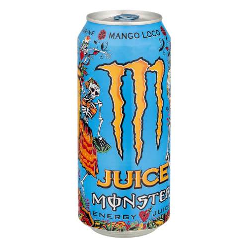 Order Monster Energy · Mango Loco Juice Energy Drink (16 fl oz) food online from Mesa Liquor store, Mesa on bringmethat.com